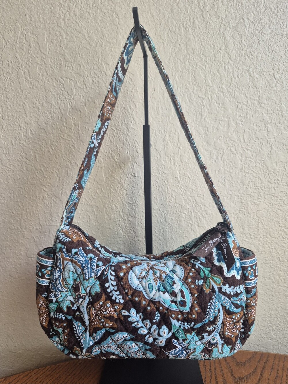 Vera Bradley Java Blue Maggie Shoulder Bag - Picture 4 of 7